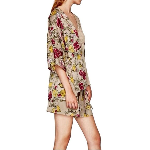 Zara Kimono & Shorts Matching Set Size S • BLOGGER FAVORITE • - Picture 9 of 16